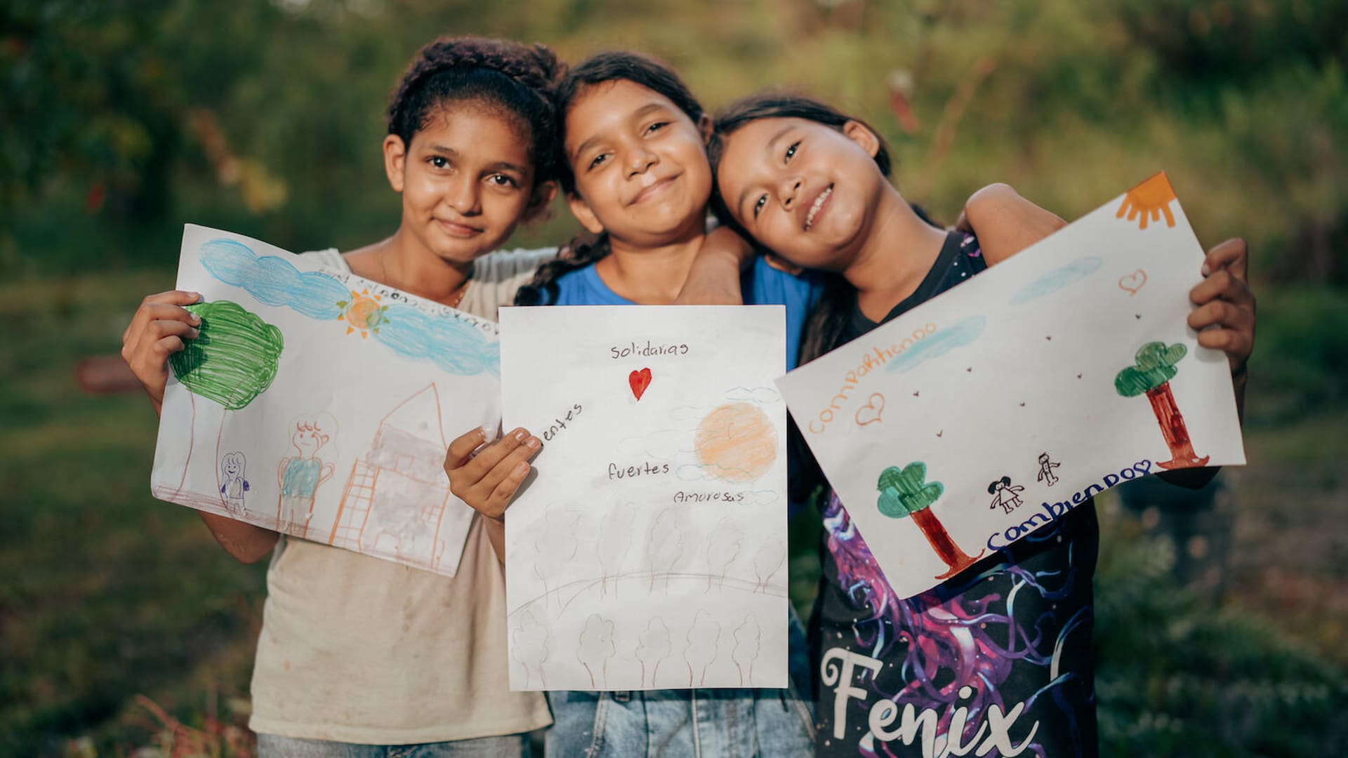 Niños sonriendo